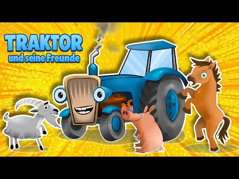 Traktor steckt fest! Freunde helfen ihm – Traktor und seine Freunde