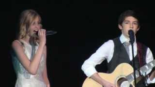 Hello Texas 2013 Bryson Dunn and Raegan Harris singing &quot;Everythink Has Changed&quot;