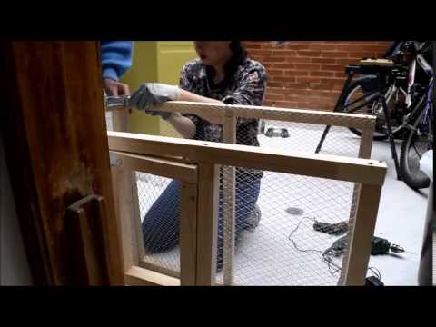 How to make a bird cage - Making the bird cage -Agapornis Roseicolli (lovebirds)