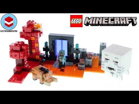 UNBELIEVABLE! LEGO Minecraft Nether Portal Ambush!