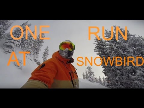 ONE RUN AT SNOWBIRD NOVEMBER 29 2016
