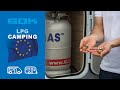 GASversorgung beim CAMPING im AUSLAND absichern – einfach, schnell, günstig