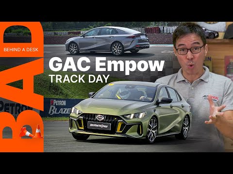 Thumbnail for The GAC Empow Ends Up On Track! | Behind A Desk by video, Car, vide