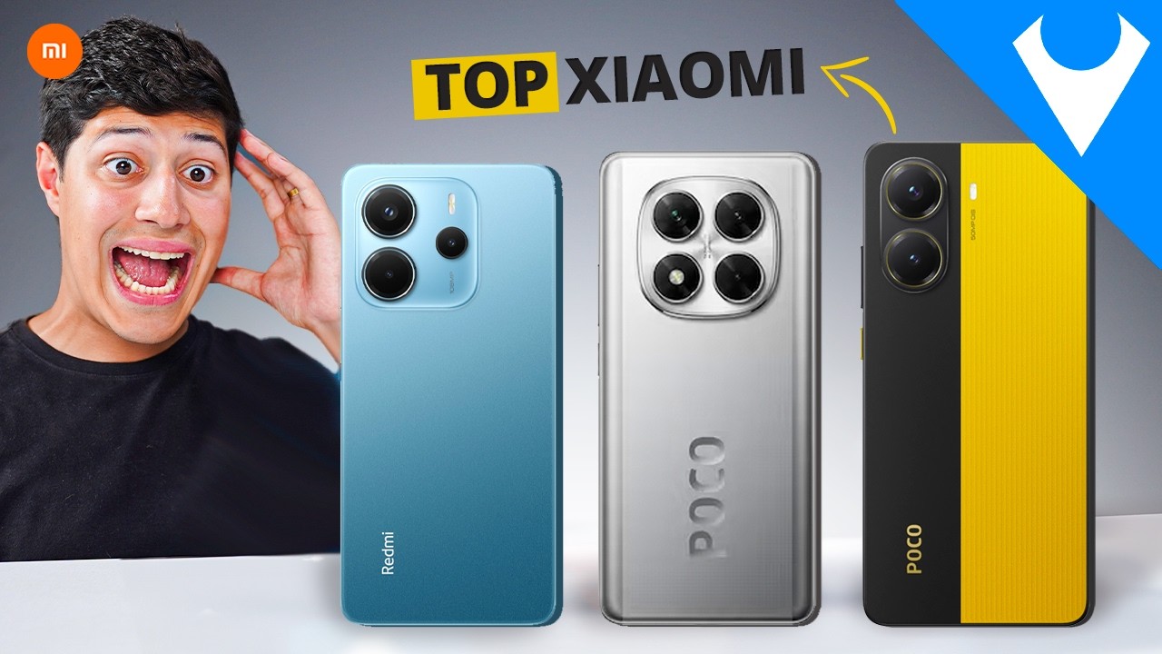 novos! MELHORES celulares da XIAOMI para COMPRAR de R$1.000 a R$2.500 em 2025!