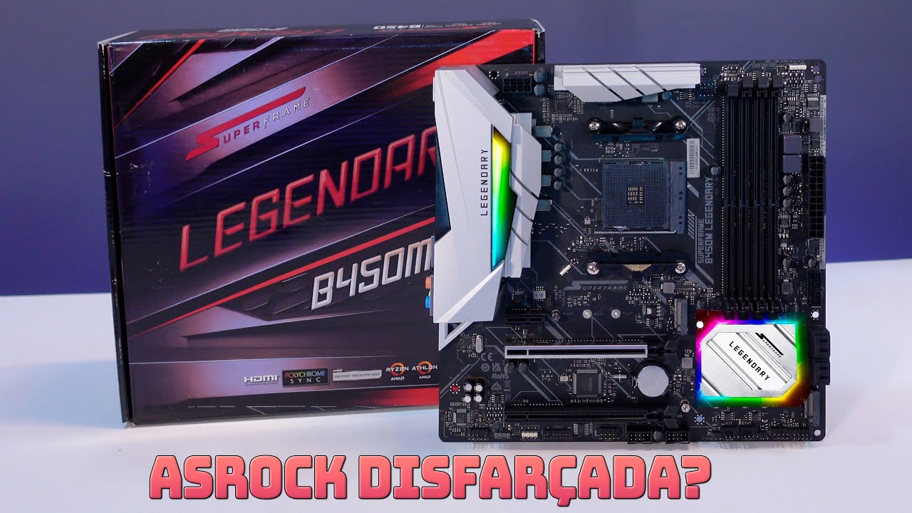 Steel Legend da SHOPEE? A "NOVA" B450M Superframe Legendary!