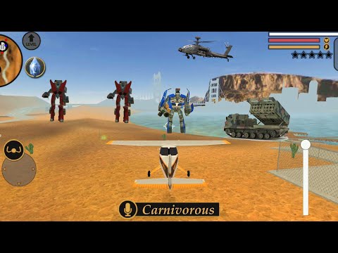 Vegas Crime Simulator (Naxeex Airplane) Vegas Hero on Army Base - Android Gameplay HD