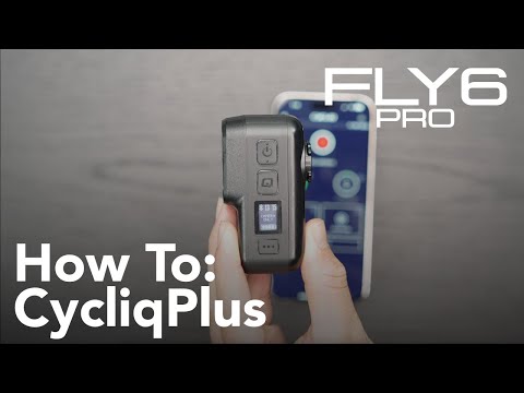 How To: Connect The Fly6 Pro With CycliqPlus