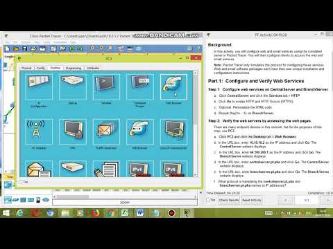 Packet Tracer 10 2 1 7 Web And Email