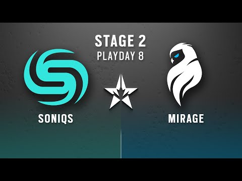Soniqs vs Mirage (#InNyxWeTrust) // North American League 2022 - Stage 2 - Playday #8