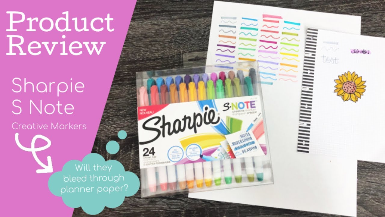 Product Review - Sharpie S Note Creative Markers