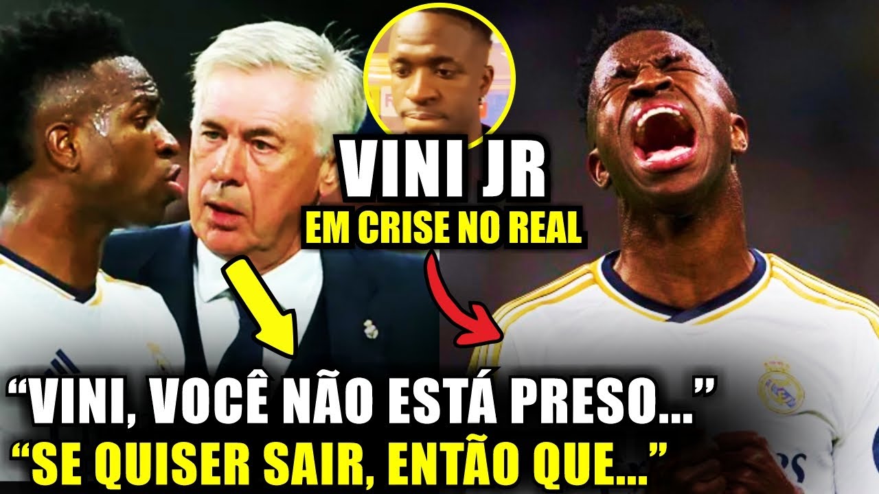 🚨EITA! Olha o que o CARLO ANCELOTTI FALOU DO VINI JR “SE QUISER IR EMBORA, ENTÃO...”