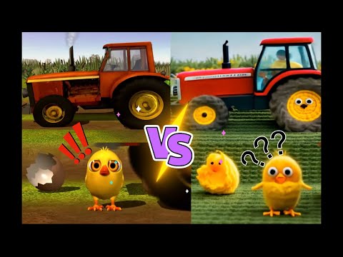 EL POLLITO PIO TRACTOR PERO CON LAS IMITACIONES COMPARACIÓN DE LA GRANJA DE ZENON - FOURPARISON