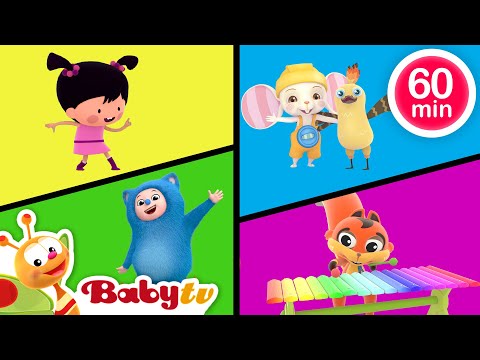 Colección de canciones de 1 hora: canta y baila con @BabyTVSP  | Rimas infantiles y canciones 🎵