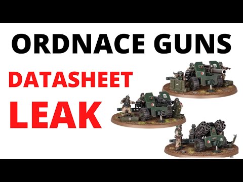 Field Ordnance Batteries Leaked Rules Review - Rules for the New Guns from Codex Astra Militarum