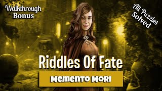 🔥 Riddles Of Fate 3 - Memento Mori Walkthrough Bonus