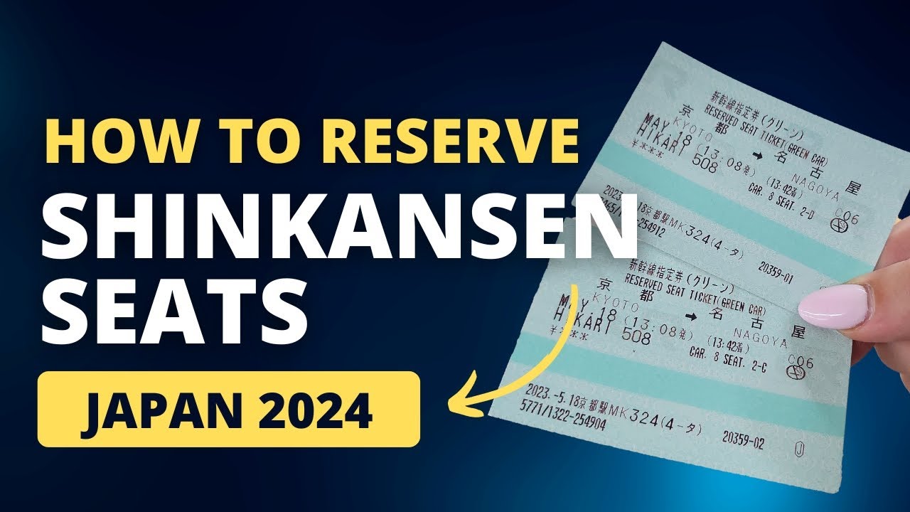 Reservera platser på Shinkansen