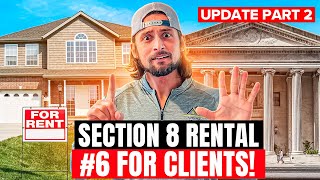 UPDATE PART 2! NUMBER 6 SECTION 8 Rental Property For Coaching Clients! Building Strong Portfolio!