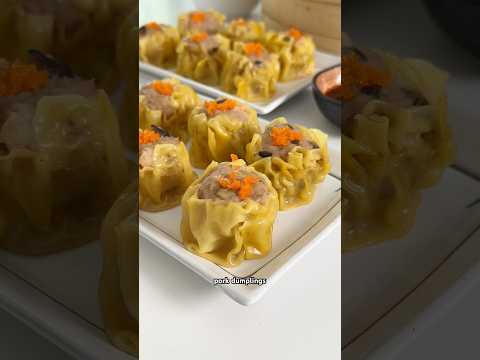 Shu Mai (Shui Mai) - Steamed Pork Dumplings