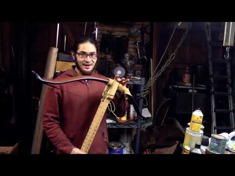 Making a Tiller for Drawing and Shooting the 105 Pound Turkish Inspired PVC Bow