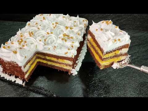 Kage" Svale"! Lys, Lækker, Billig! Chokolade-Orange Kage! Ingen gelatine