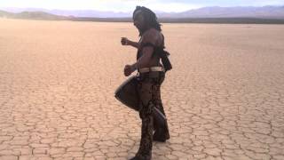 The Chaz Man.  Dry River Video Shoot, Las Vegas, NV
