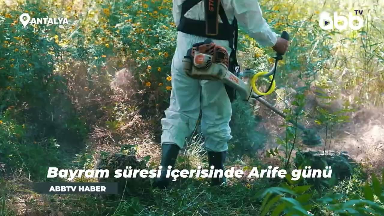 MEZARLIKLARDA KURBAN BAYRAMI HAZIRLIĞI 