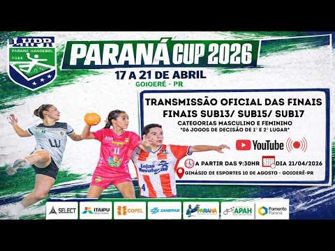 AO VIVO E COM IMAGENS - PARANÁ CUP 2026 - GOIOERE/PR