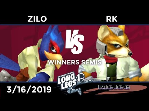 Long Legs Melee: Winners Semis - Zilo (Falco) vs RK (Fox)