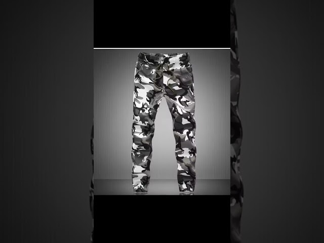 Vídeo relacionado con MakingDa Pantalón de chándal de algodón con estampado 3D para hombre - Cintura elástica - Hippie Bloomers - Pantalón cargo para la playa, caminar, correr, hacer jogging, XXL