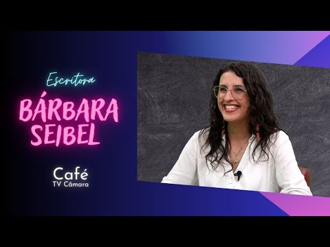 Escritora Bárbara Seibel na Café TV Câmara de Erechim