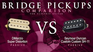 Video thumbnail for DiMarzio SUPER DISTORTION vs Seymour Duncan CUSTOM CUSTOM SH-11 - Bridge Guitar Pickup Comparison by Mike Stamper