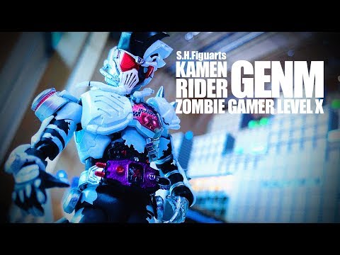 S.H.Figuarts "KAMEN RIDER GENM" ZOMBIE GAMER LEVEL X【4K】仮面ライダーゲンム ゾンビゲーマー レベルX