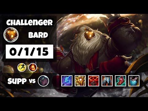 Bard 11.6 Gameplay Challenger Replay S11 Support (0/1/15) - NA