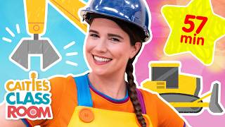 1 Hour of Vehicles Songs and Episodes for Preschool | Pretend to be a construction worker!