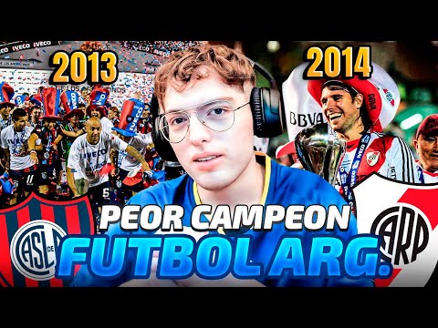 DAVOO XENEIZE REACCIONA AL PEOR CAMPEON DEL FUTBOL ARGENTINO