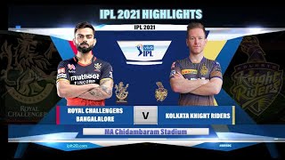 VIVO IPL- 2021 | RCB vs KKR 31 Match | Full Highlights Today | RCB 92 All Out..