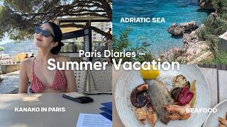 パリ暮らし3年目フランス流夏のバカンス🌺|日本人がほぼ行かない絶景の国モンテネグロ旅行1week【パリ在住 美容×暮らし】