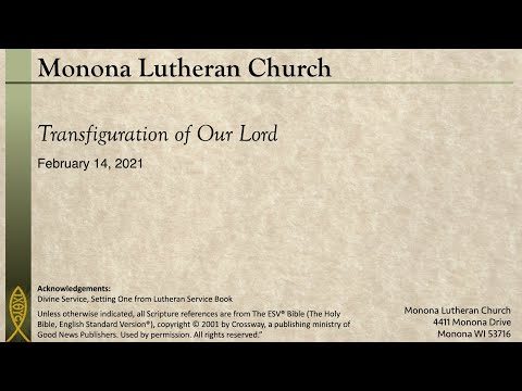 2012-02-14 Live Recording, Monona Lutheran Church