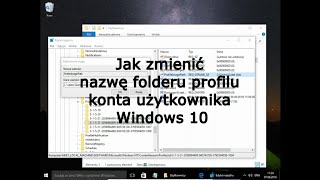 Jak zmienić nazwę folderu profilu konta użytkownika Windows 10