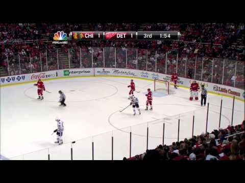 Patrick Kane PPG 1-1 Mar 3 2013 Chicago Blackhawks vs Detroit Red Wings NHL Hockey goal
