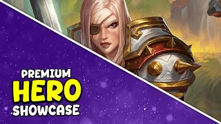 Hearthstone | High Commander Beatrix (Premium) Hero Skin Showcase: ALL Animations & Voicelines
