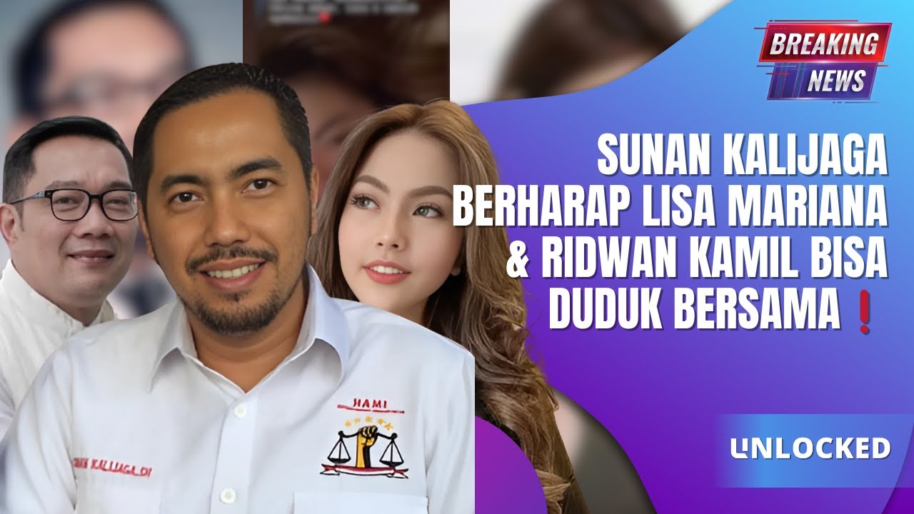 Kontroversi Perseteruan Lisa Mariana dan Ridwan Kamil: Harapan Sunan Kalijaga untuk Perdamaian