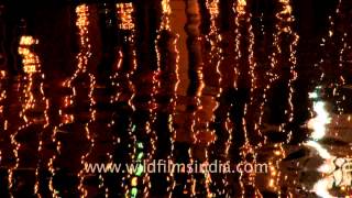 Illuminated Naina Devi Temple on the occasion of Nanda Devi Mahotsav