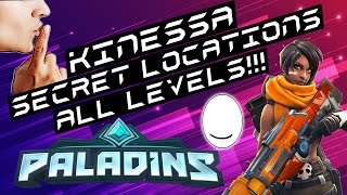 Paladins: Kinessa Secret Locations - All Maps