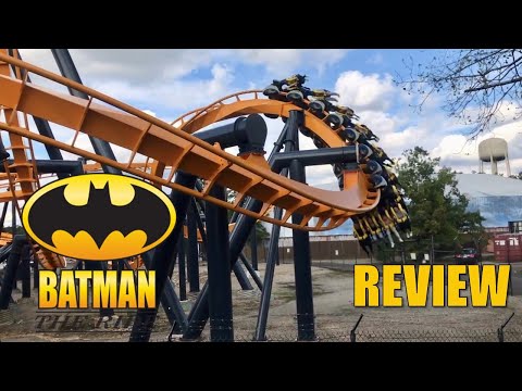 Video review of Batman The Ride by Coaster Adventures
