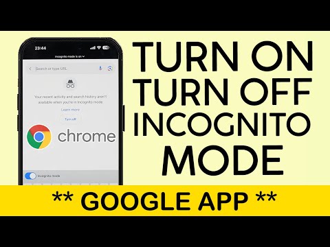 How to Turn On and Turn Off Incognito Mode on Google App (2023)