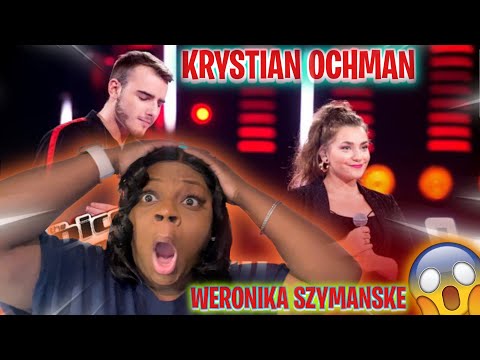 FIRST TIME REACTION TO-Krystian Ochman vs. Weronika Szymańska - "Lovely" -