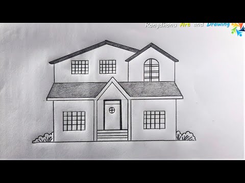 How to draw a Tinny House || 
