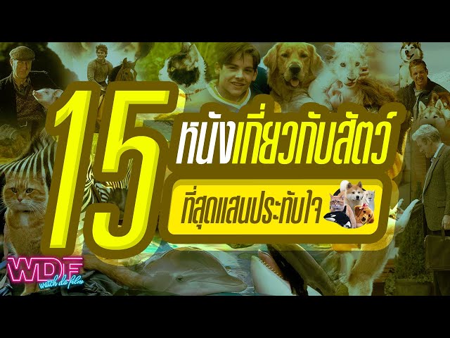   15 หนัง ภาพยนตร์เกี่ยวกับสัตว์ที่สุดแสนประทับใจ