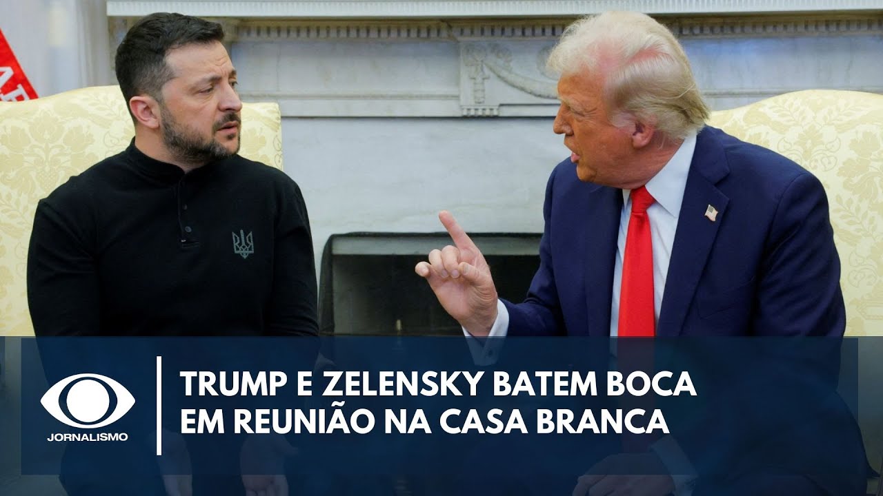 Trump e Zelensky batem boca em reunião na Casa Branca | Band Jornalismo